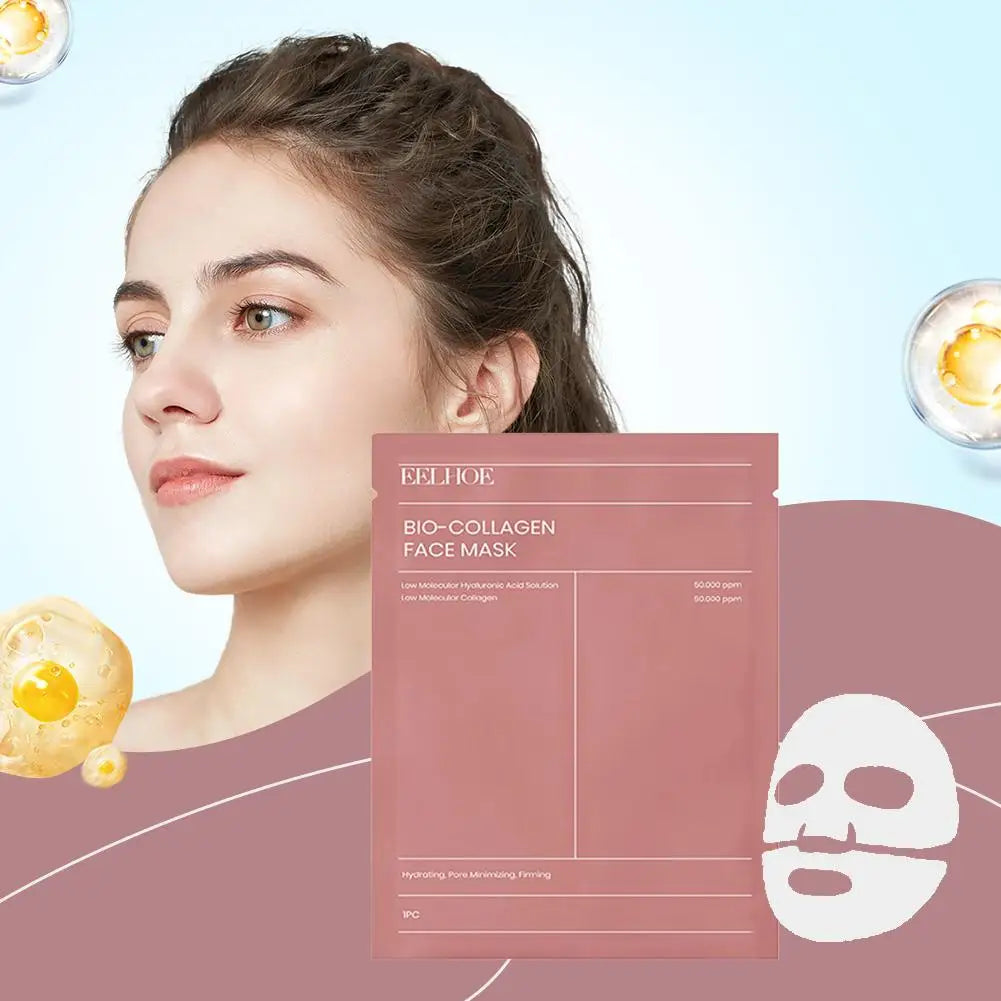 Collagen Face Mask Reduces Wrinkles Moisturizing Deep Firming Facial Hydration Beauty Skin Care Products Brightening J8I3